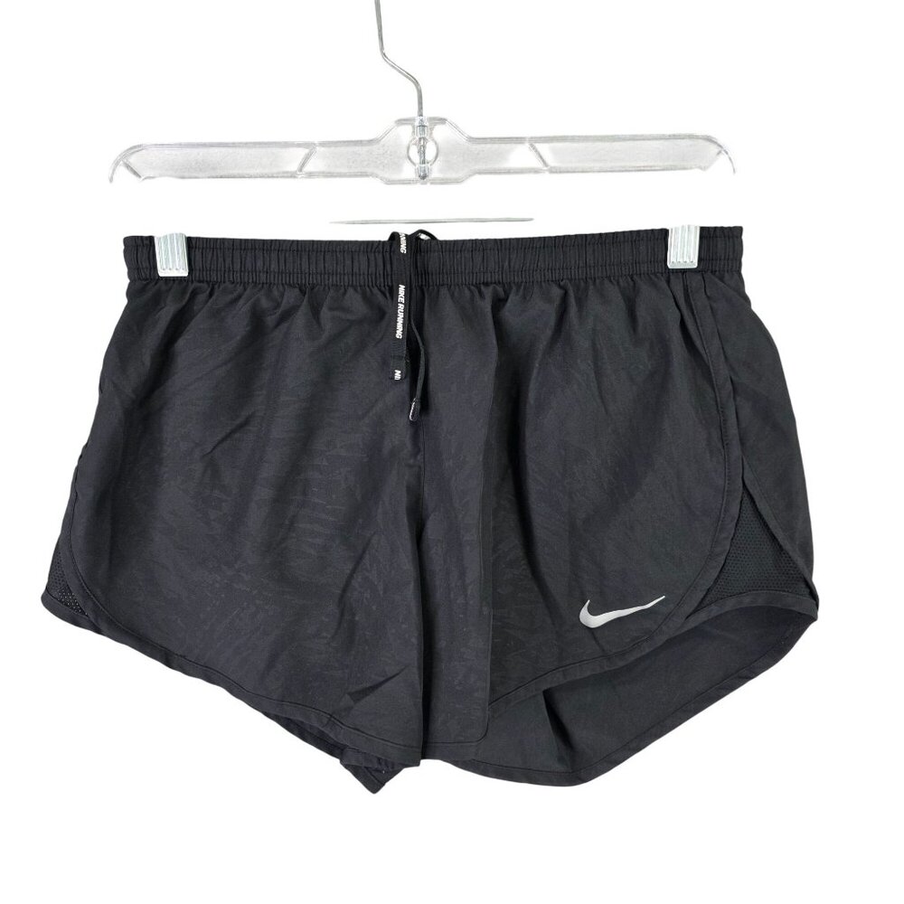 Womens Nike Dri-Fit Black Running Shorts Athletic Lightweight Polyester Size S